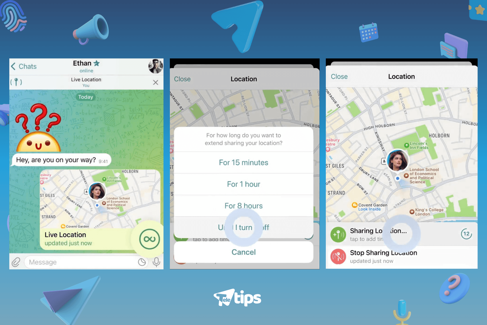 How to Share Your Live Location Indefinitely image 