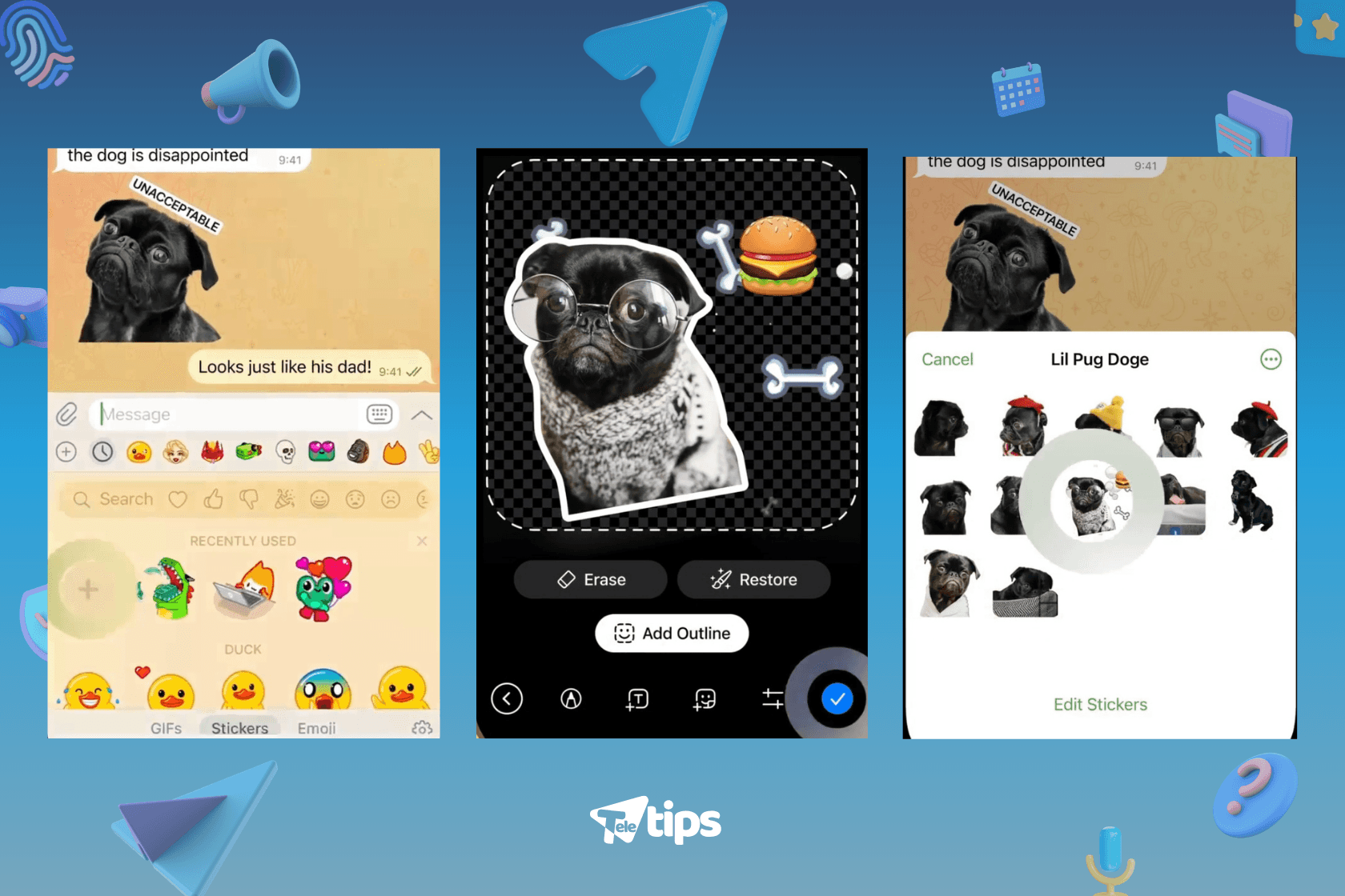 Telegram's Sticker Editor image 